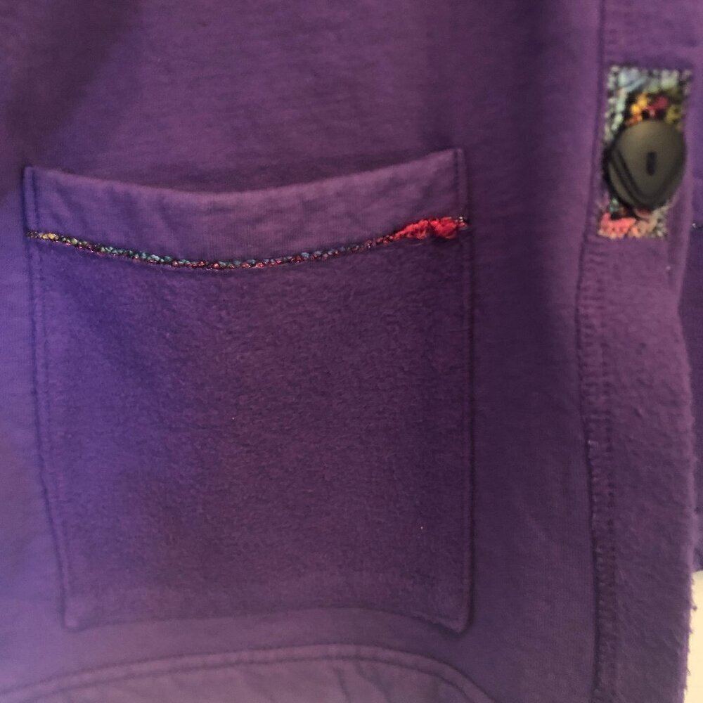 Nuviews Creations Hand-Crafted Patchwork Purple S… - image 5